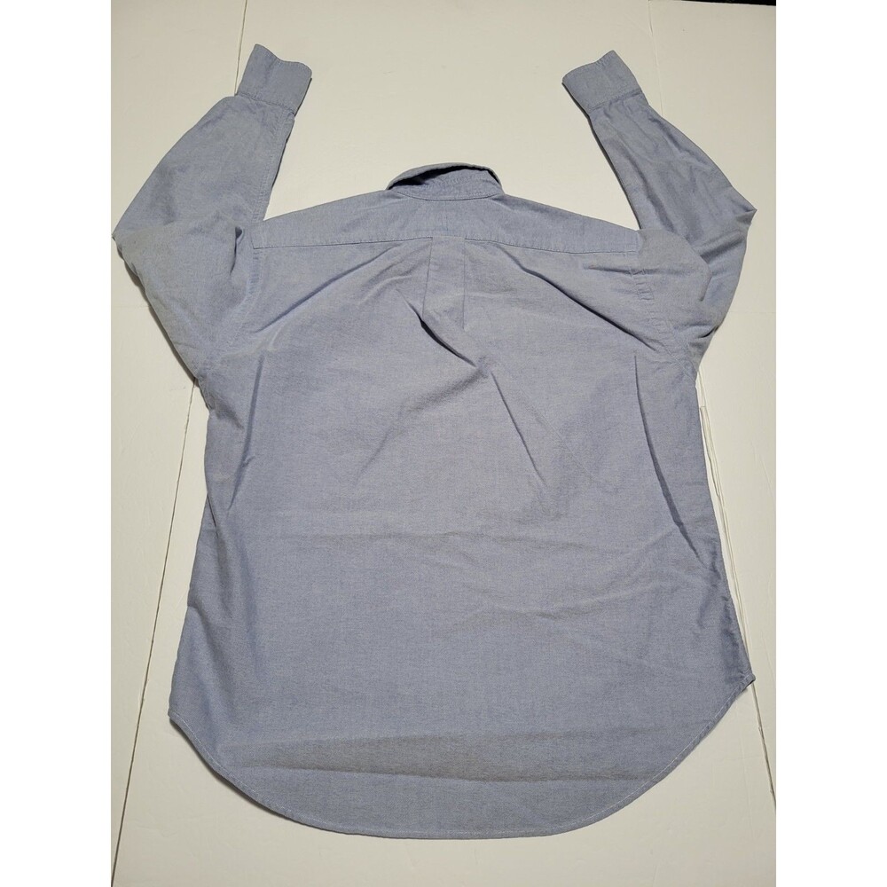 (#L3) Ralph Lauren Long Sleeve Button Down Size Women's 4 Blue - Picture 7 of 8